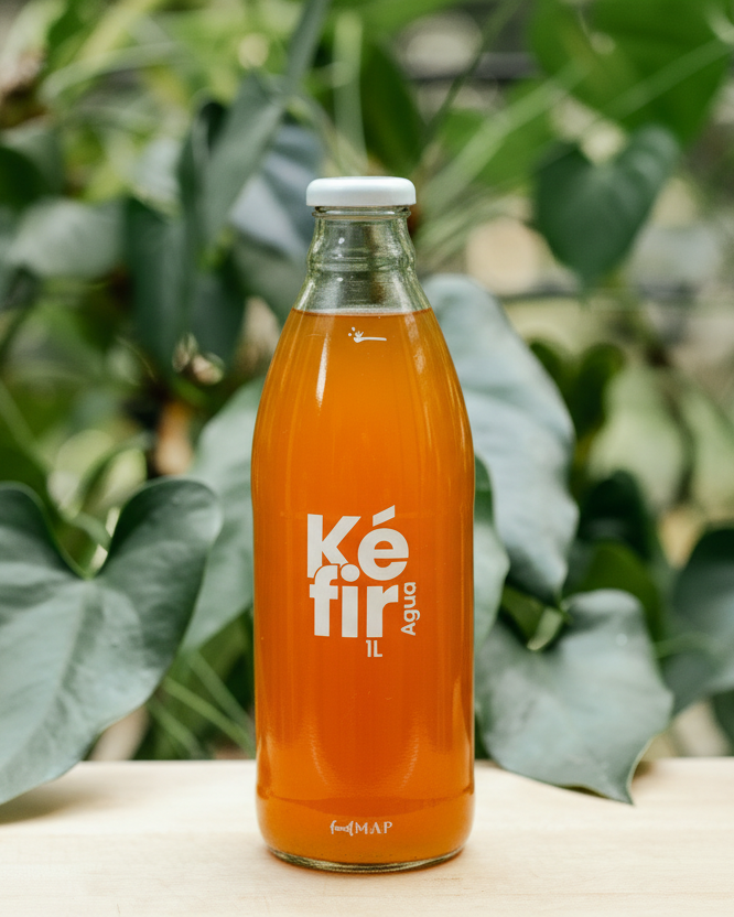 Kéfir Agua tapa blanca