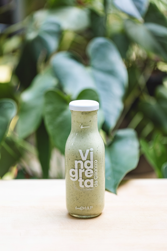 Vinagreta de cilantro con tapa blanca