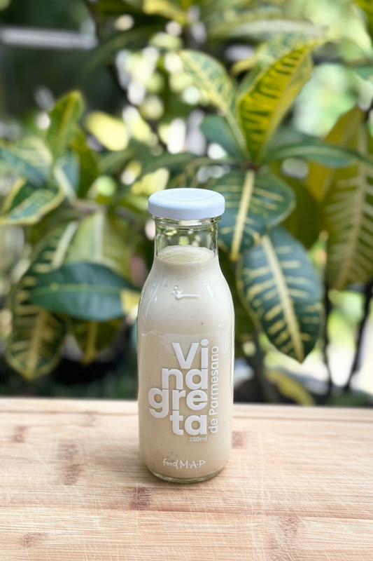 Vinagreta oriental con tapa blanca