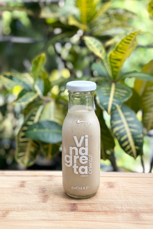 Vinagreta oriental con tapa blanca